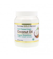 Кокосовое масло California Gold Nutrition Organic Virgin Coconut Oil 1.6l